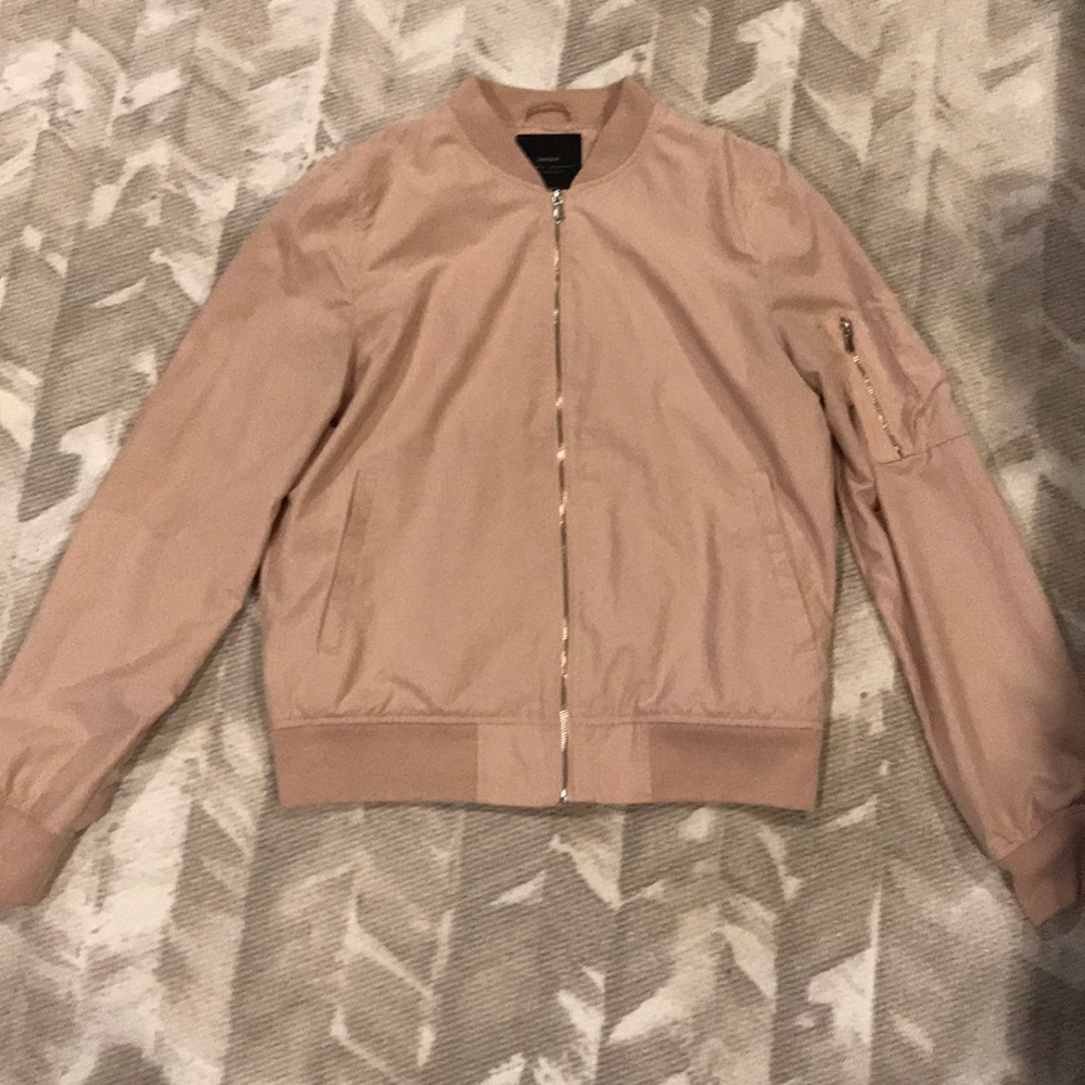 Zara blush pink lightweight jacket